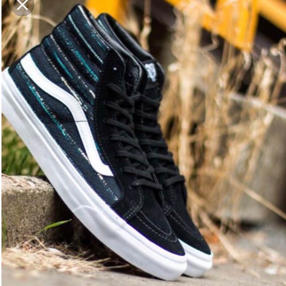 Vans Sk8-Hi Slim Italian Weave Shoes